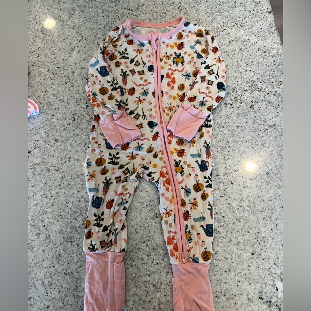 Emerson and Friends bamboo zippy baby girl 3-6 months